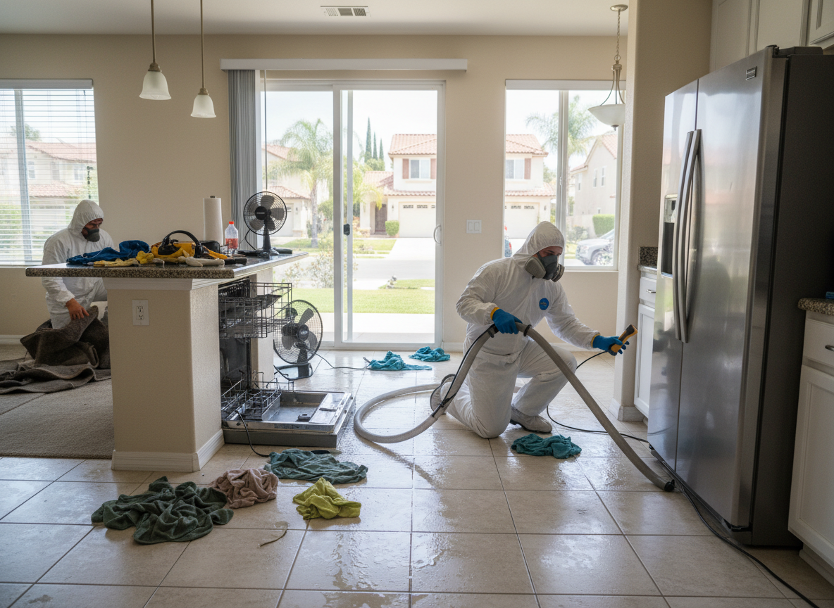 Appliance Leak Cleanup in East Irvine, CA