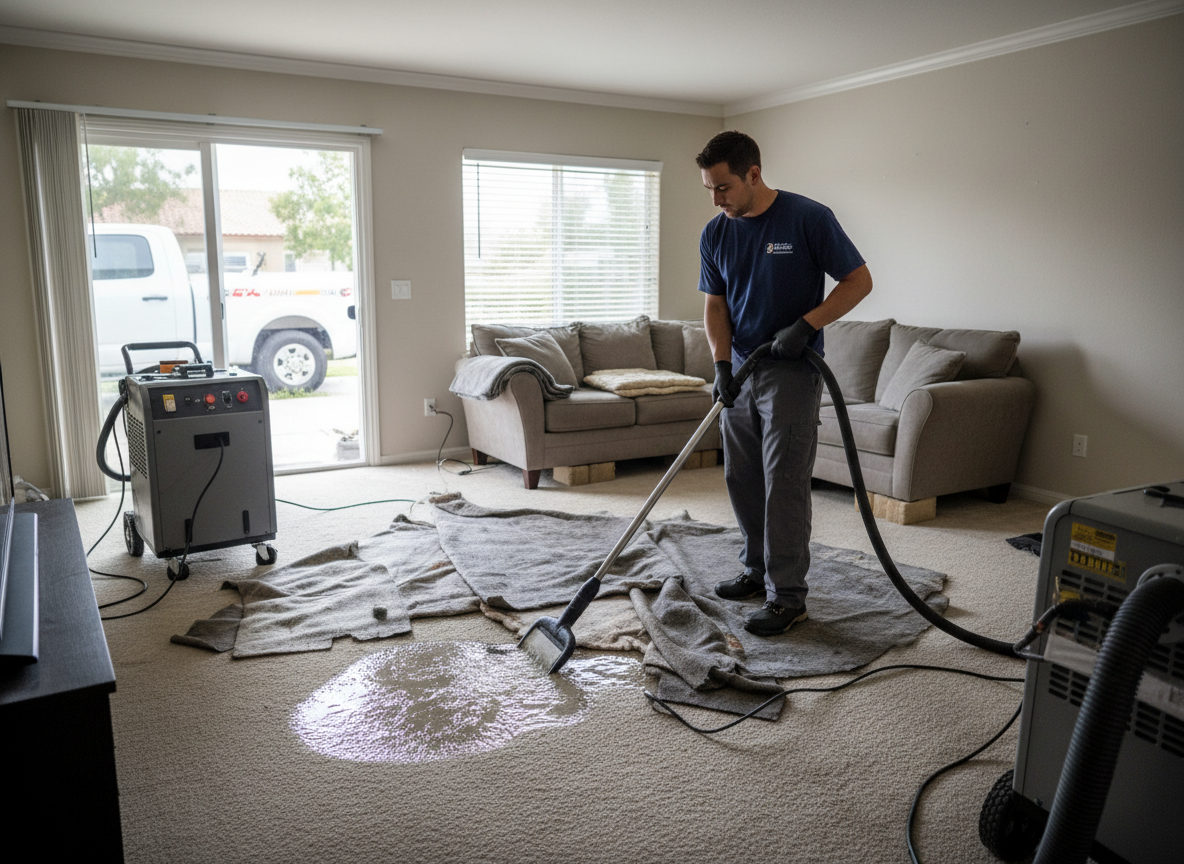 Carpet Water Damage Restoration in East Irvine, CA