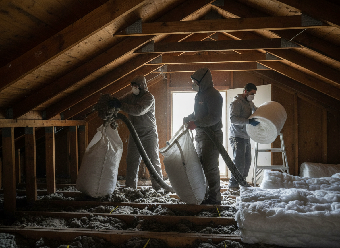 Insulation Removal and Replacement in East Irvine, CA